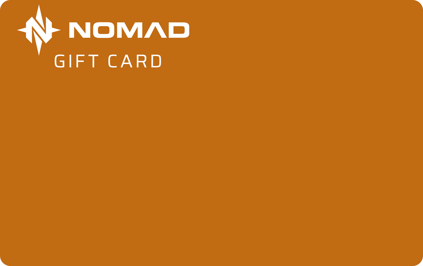 Nomad Gift Card