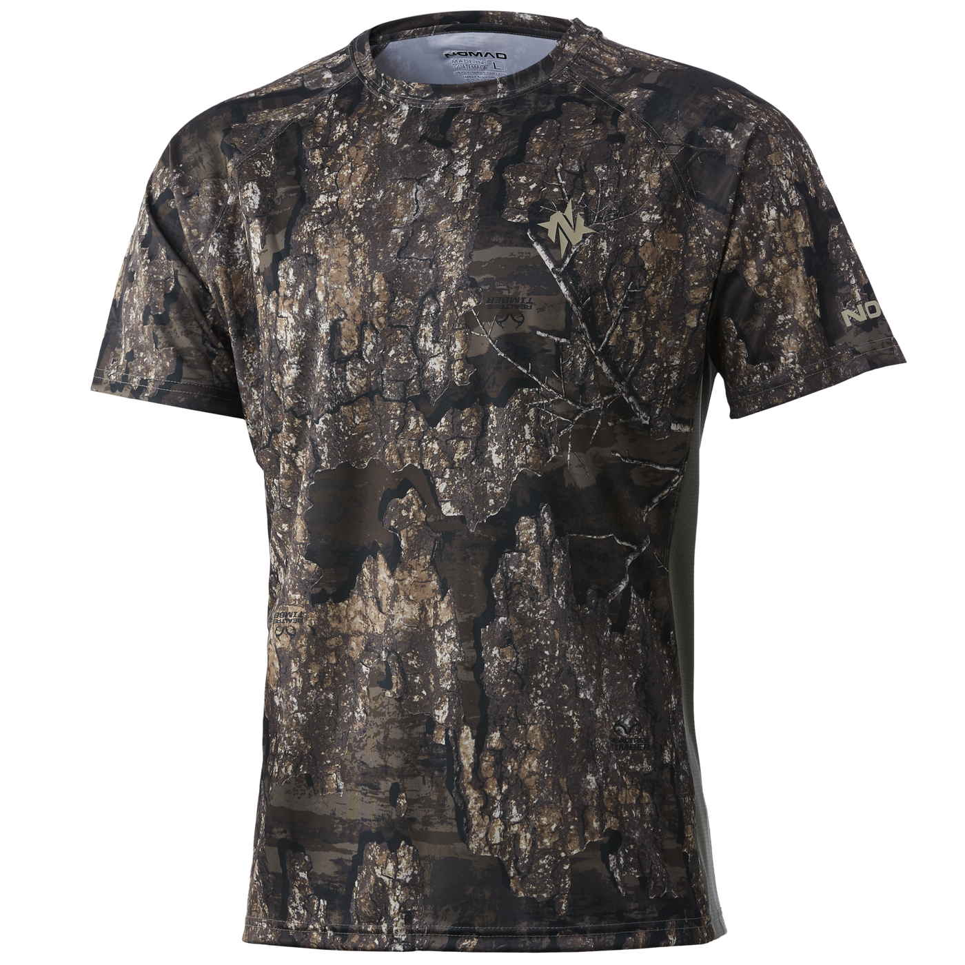 Nomad Camo Short Sleeve Pursuit Realtree Timber Front
