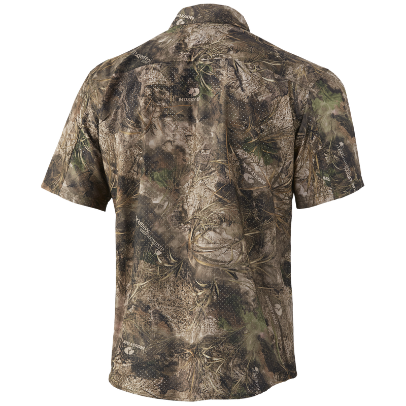Nomad Stretch-Lite Shirt Short Sleeve Mossy Oak Migrate